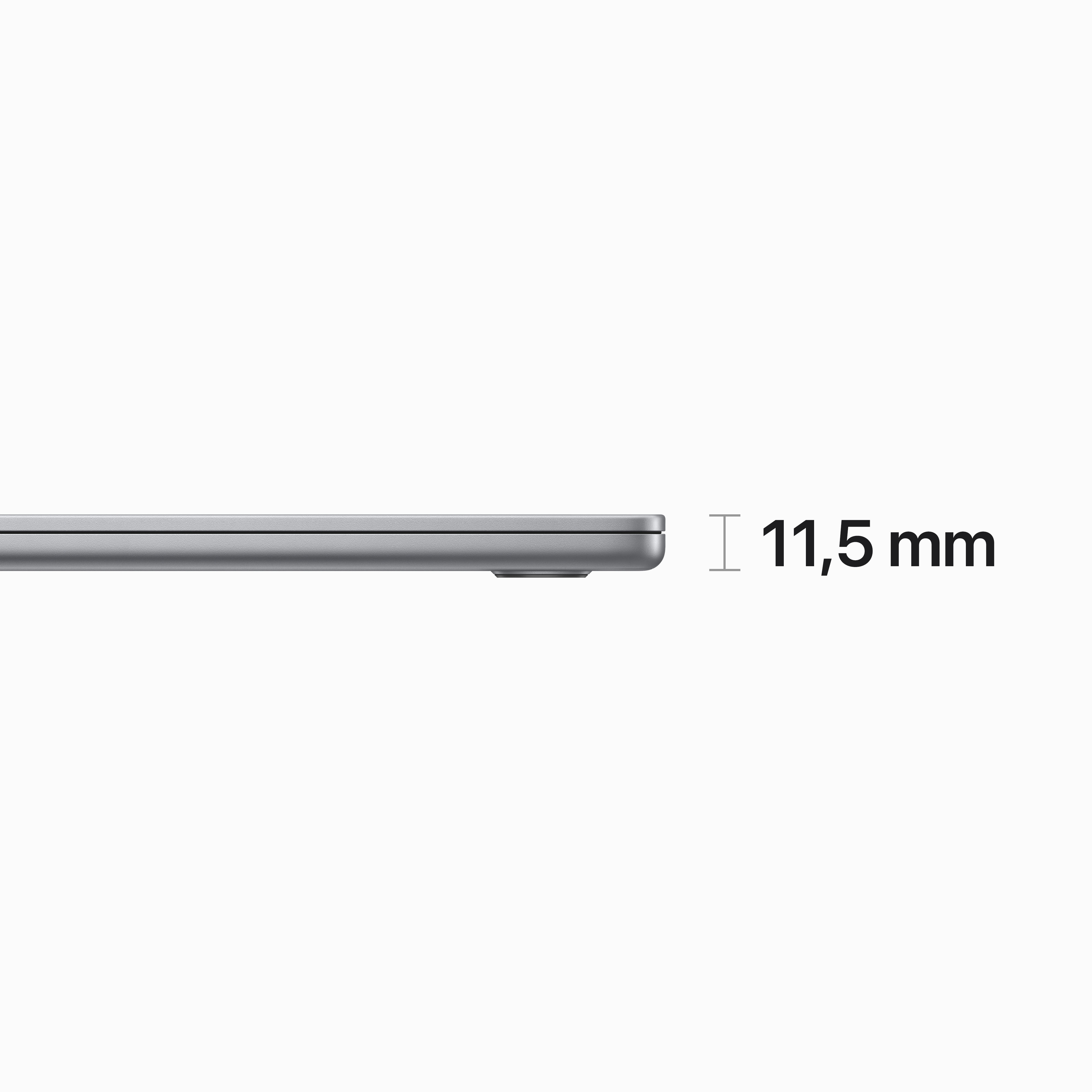 Apple - MacBook Air 15" 2024 | M3 8C CPU/10C GPU; Space Grau