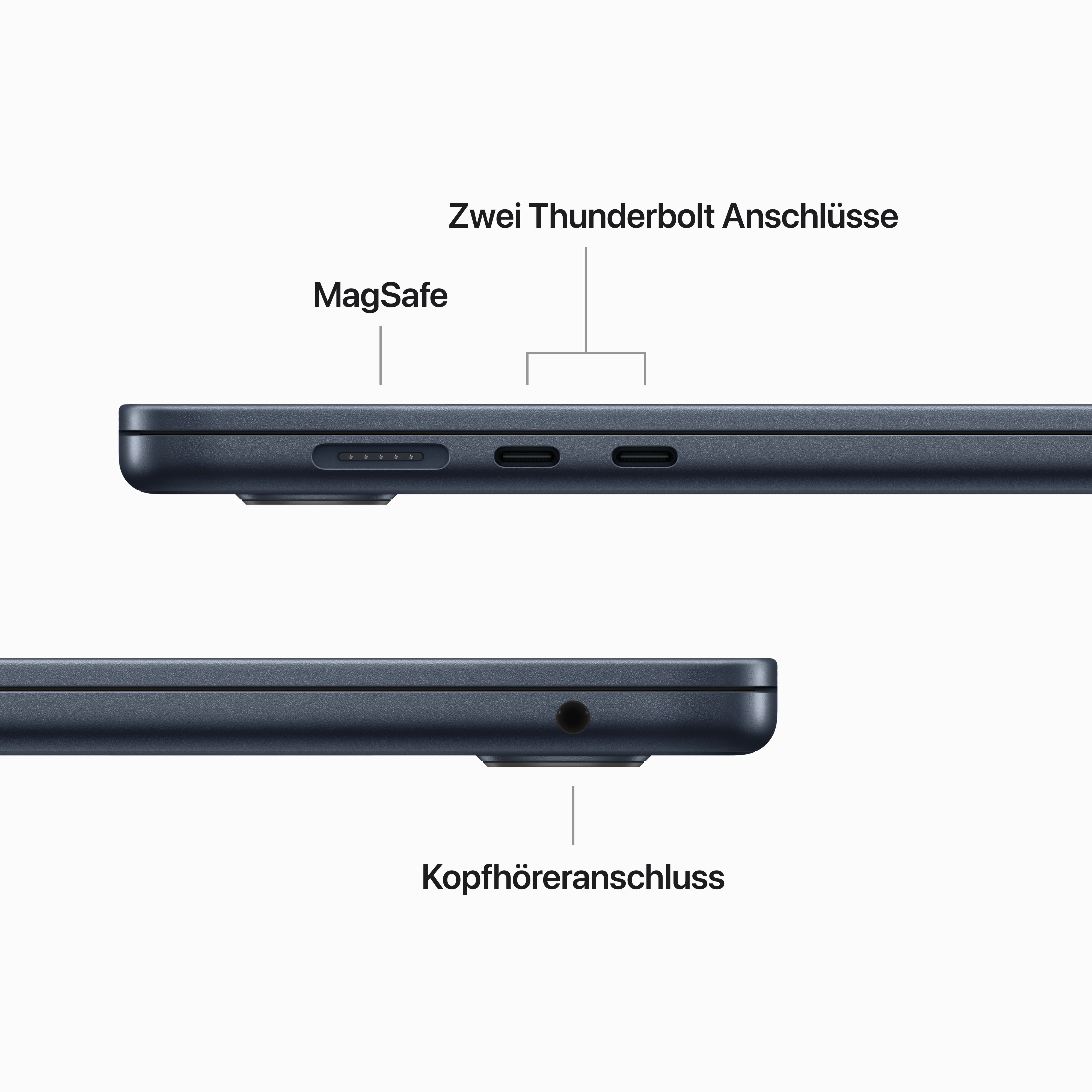 Apple - MacBook Air 15" 2024 | M3 8C CPU/10C GPU; Mitternacht
