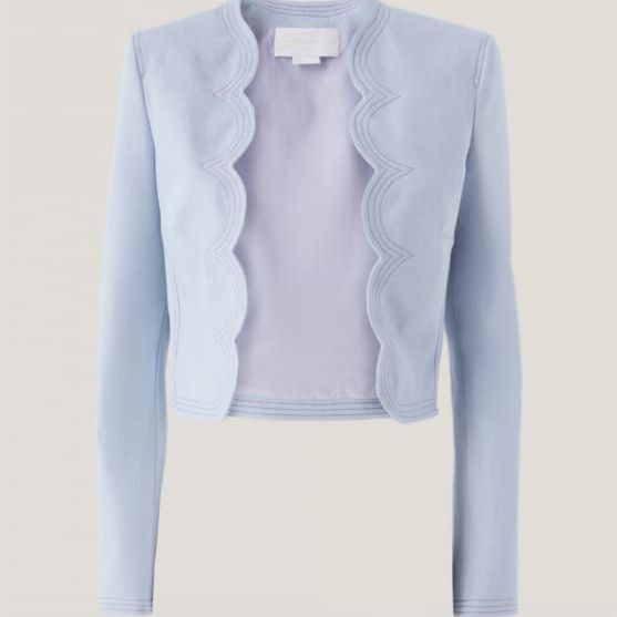 DONNA Les Boutiques - Jacket with scalloped profiles