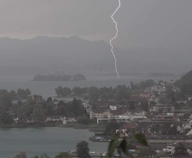 Blitzeinschlag Zürichsee (Wegner Videoproduktionen)