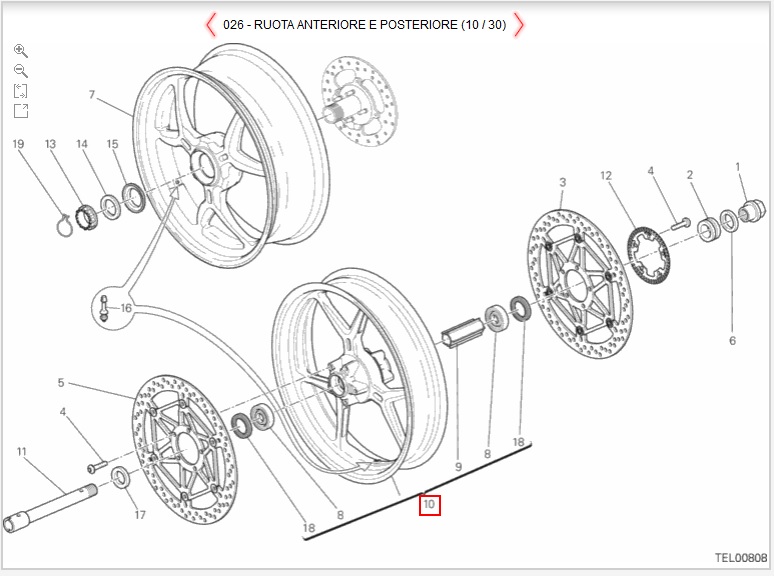 Jante roue avant d'occasion (50121783AA)