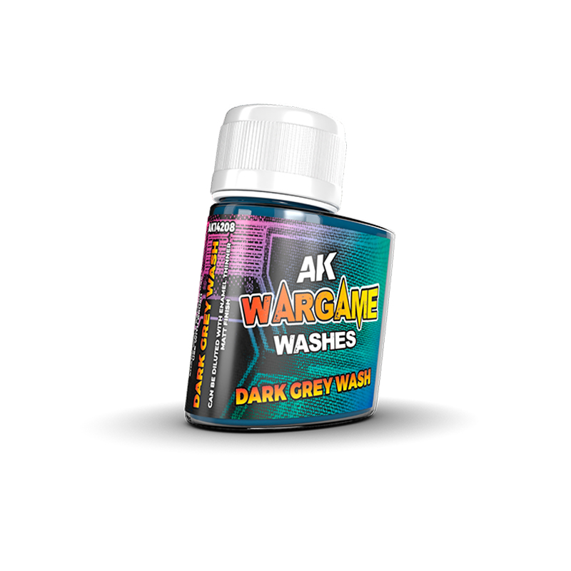 AK Wargame Washes - Dark Grey Wash - AK14208