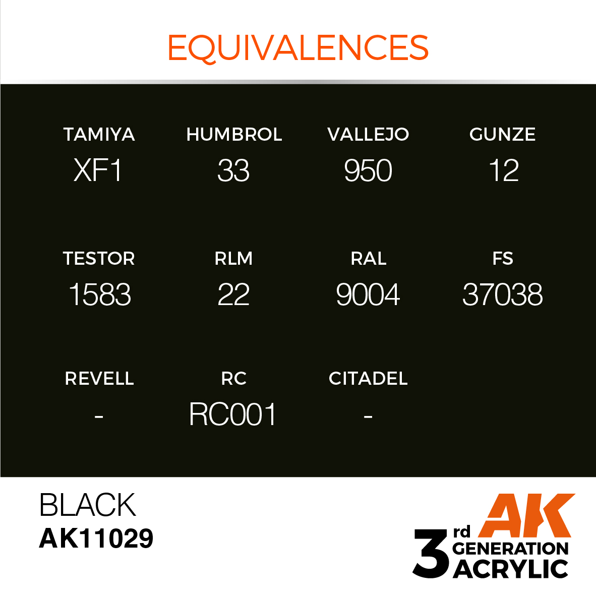 AK 3GEN Intense - Black - AK11029