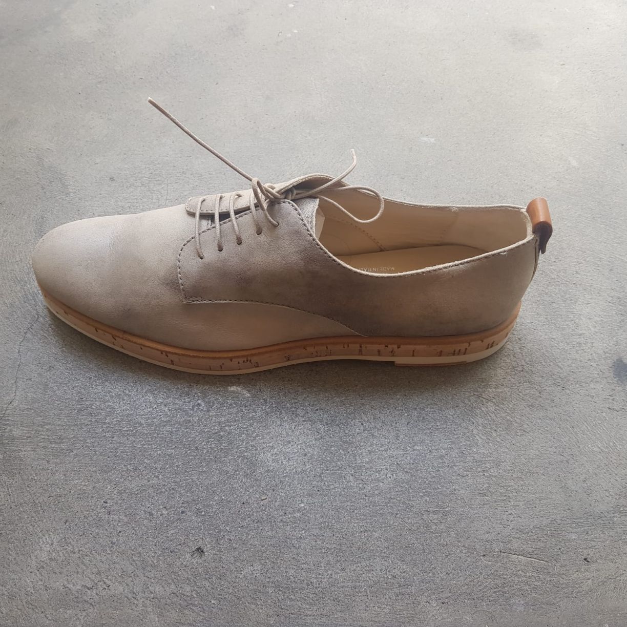 DONNA Les Boutiques - Shoes leather with cork sole