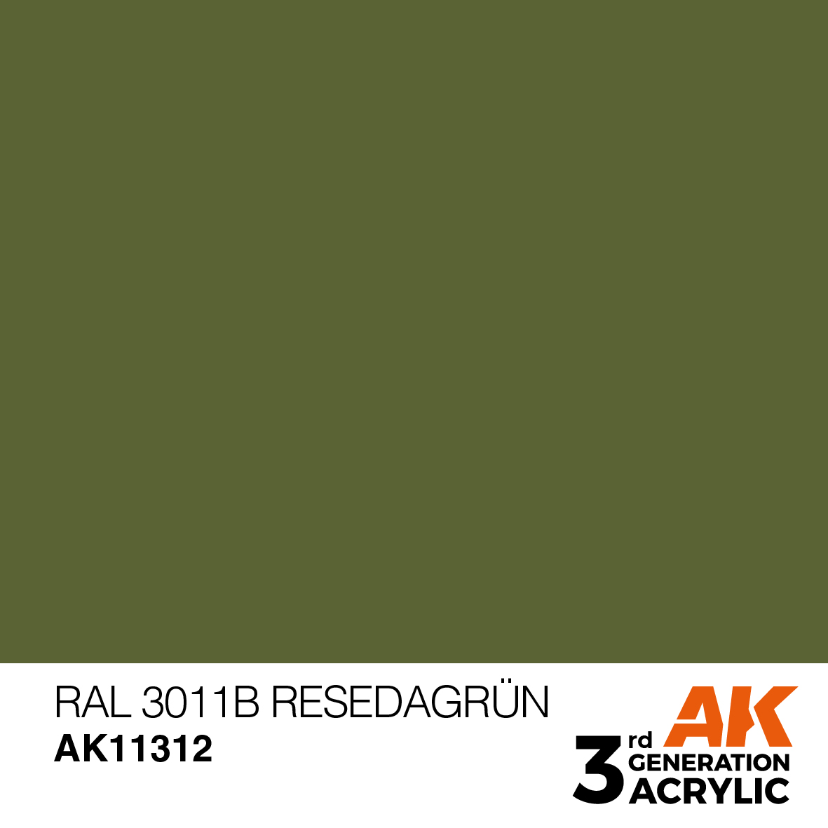 AK 3GEN AFV - RAL 6011B Resedagrün - AK11312