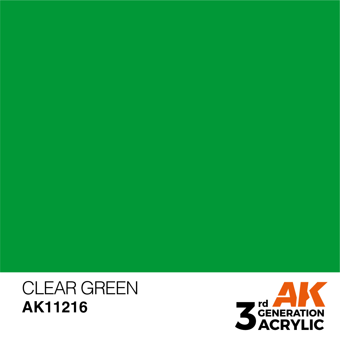 AK 3GEN Standard - Clear Green - AK11216