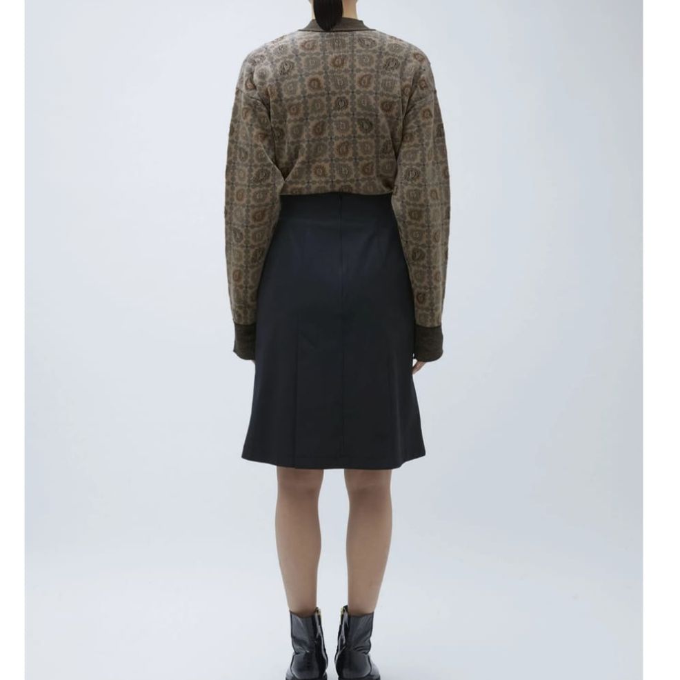 DONNA Les Boutiques - Knit jacket paisley jacquard