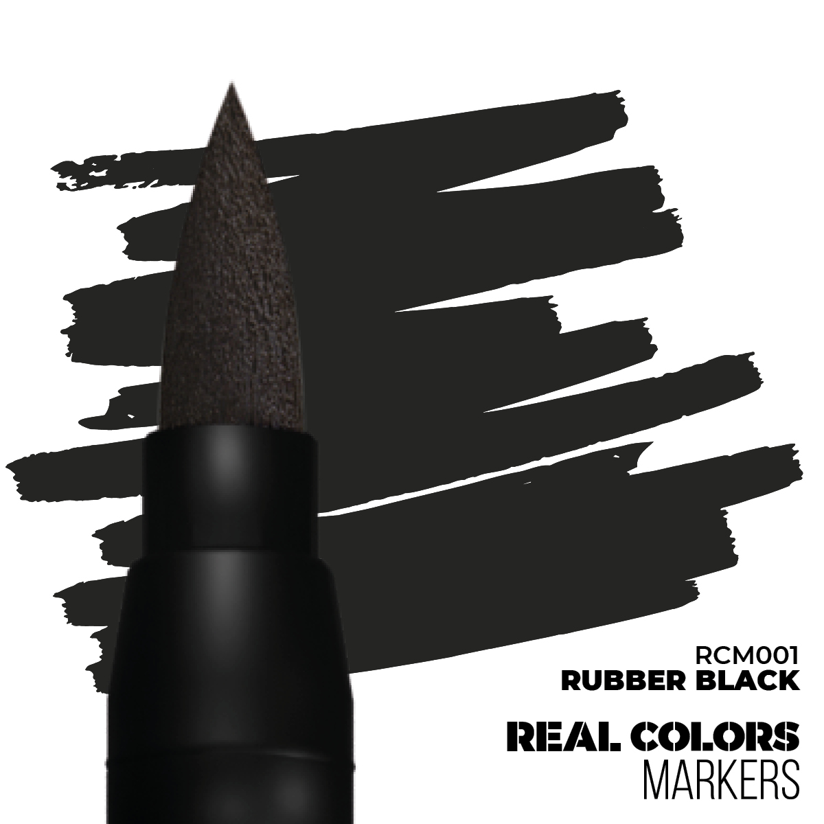 AK Real Color Markers - Rubber Black - RCM001