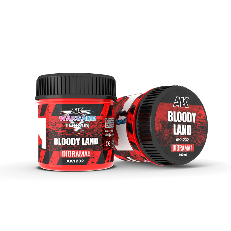 AK Bloody Land Wargame Terrains 100ml - AK1232