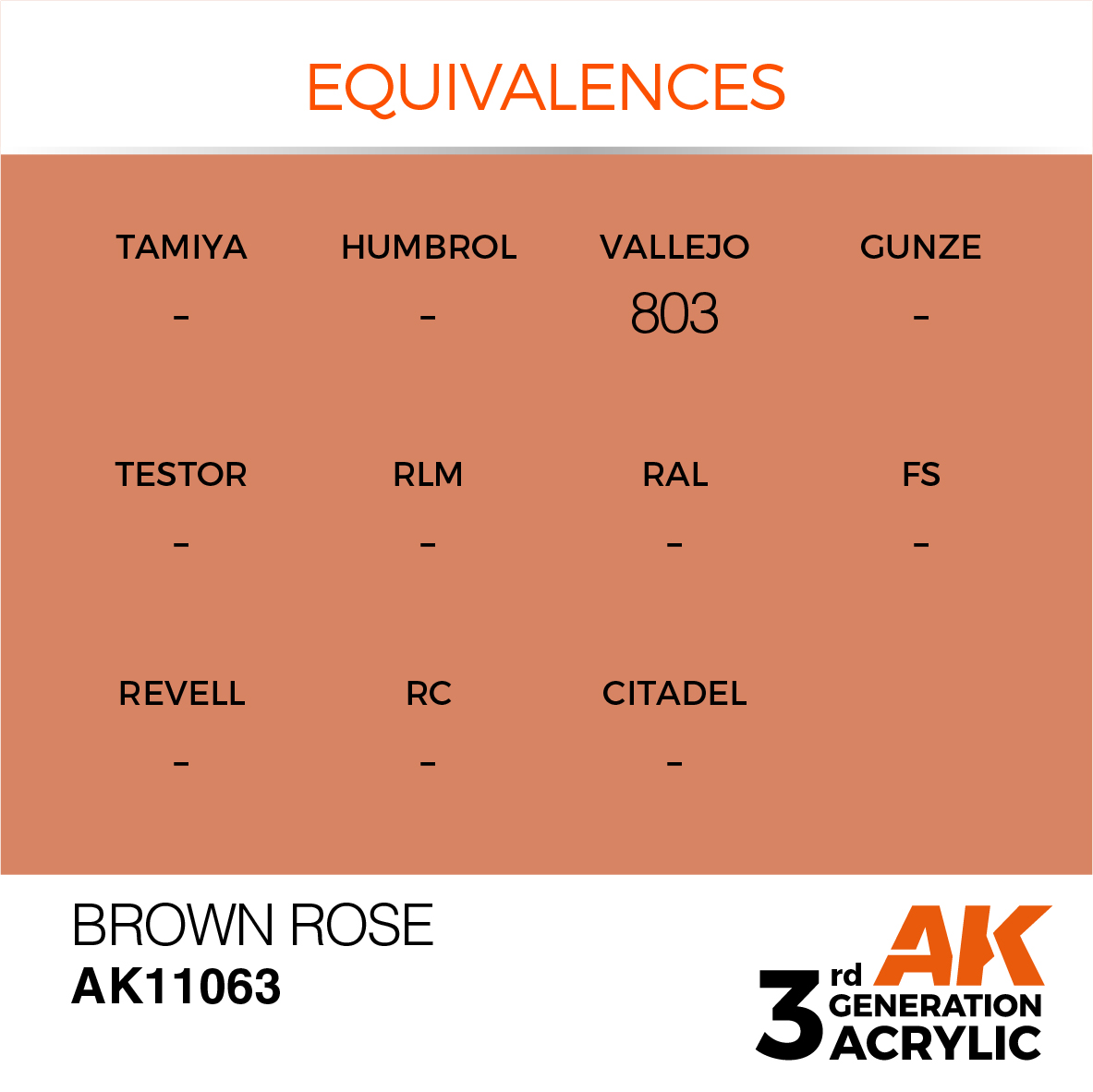 AK 3GEN Standard - Brown Rose - AK11063