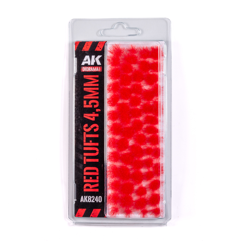 AK Red Wargame Tufts 4.5mm - AK8240