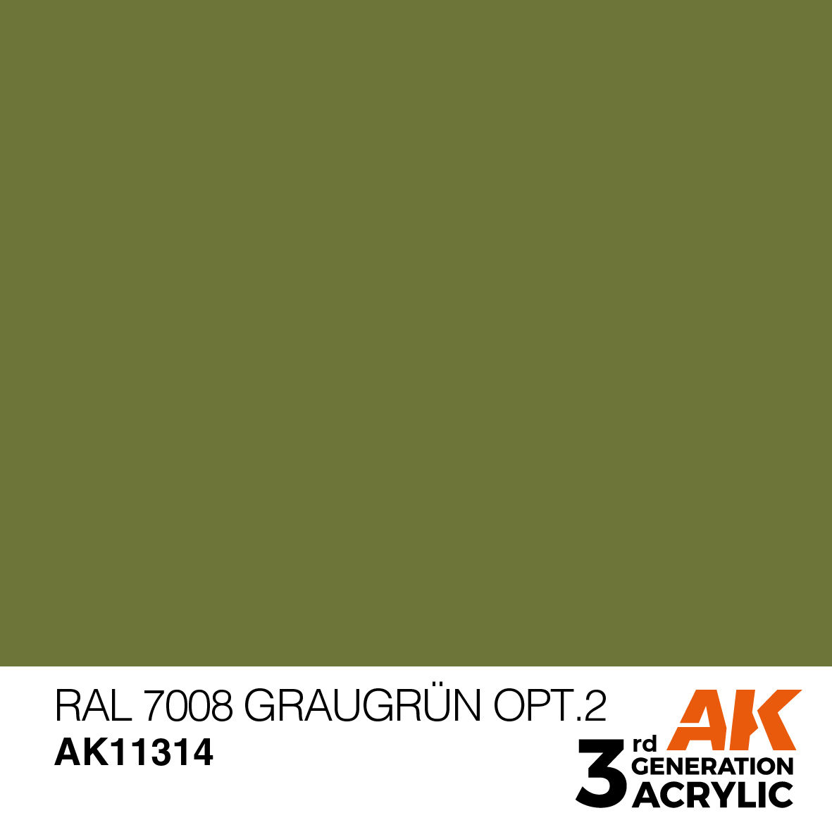 AK 3GEN AFV - RAL 7008 Graugrün Opt.2 - AK11314