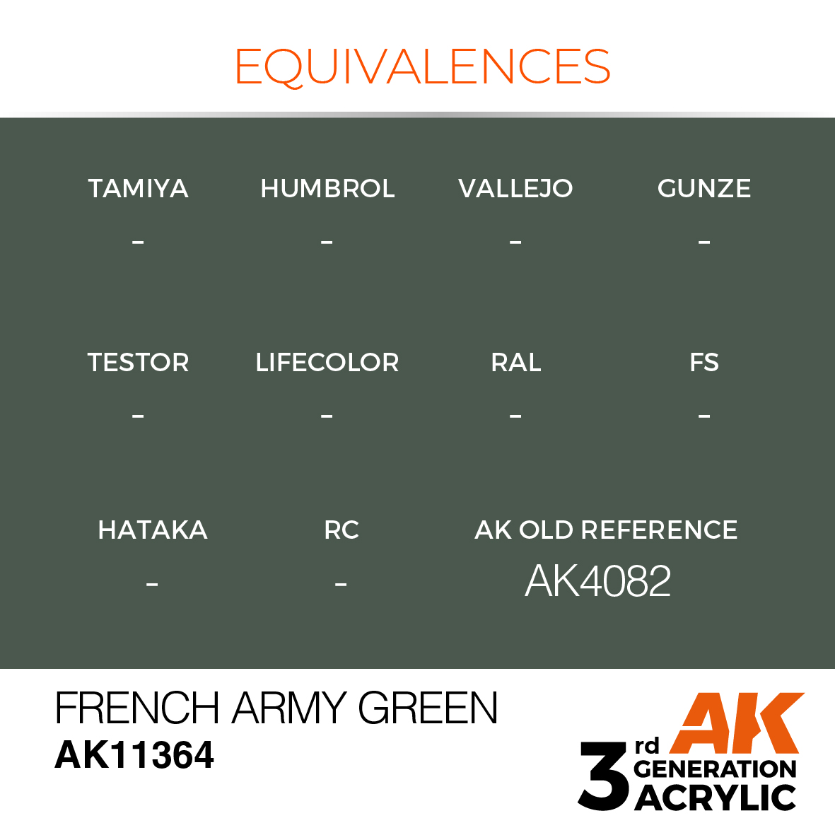 AK 3GEN AFV - French Army Green - AK11364