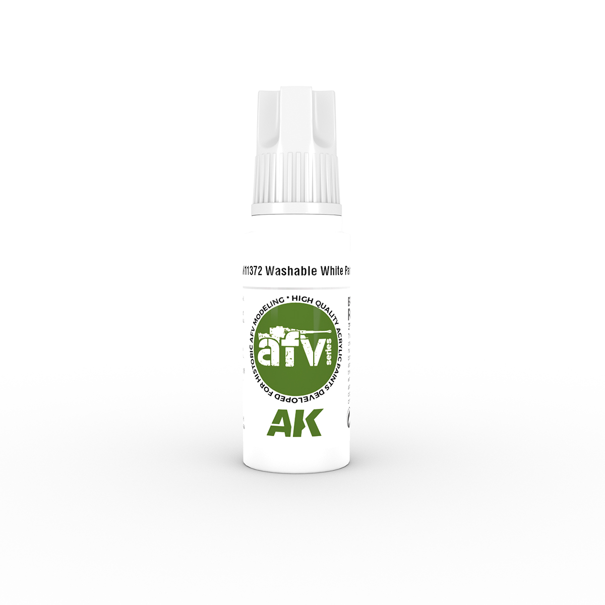 AK 3GEN AFV - Washable White Paint - AK11372