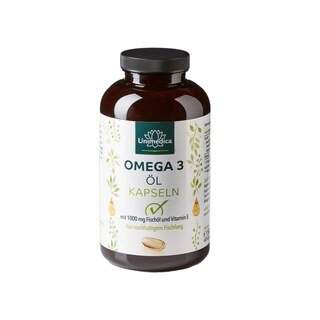 Omega 3 Fischöl - aus nachhaltigem Fischfang - 1000 mg - 400 Kapseln