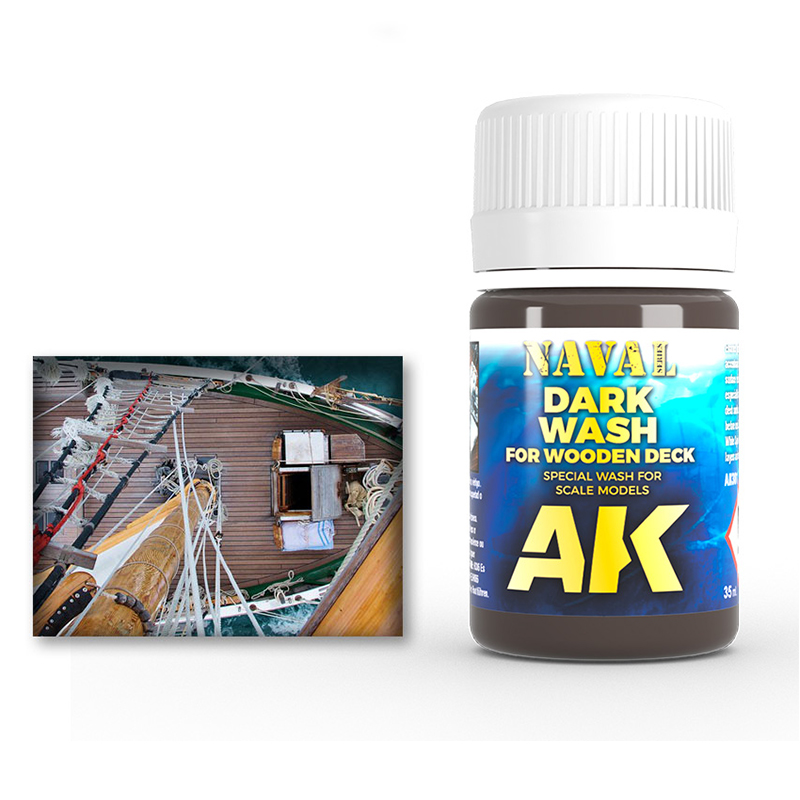 AK Wash - Dark Wash for Wood Decks  - AK301