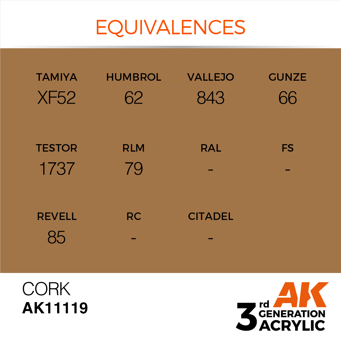 AK 3GEN Standard - Cork - AK11119