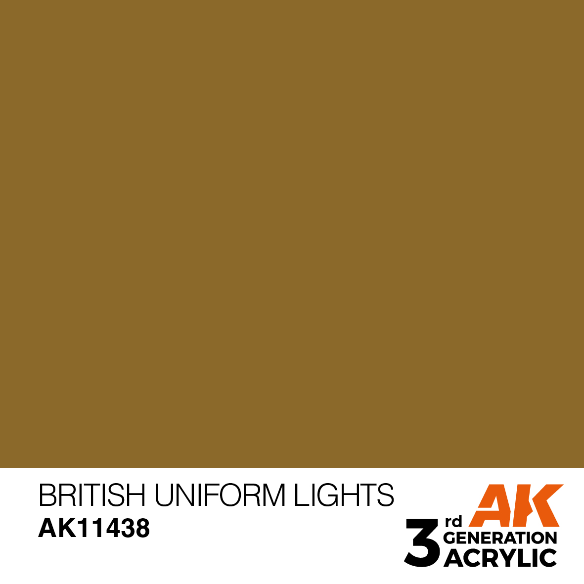 AK 3GEN Figures - British Uniform Lights - AK11438