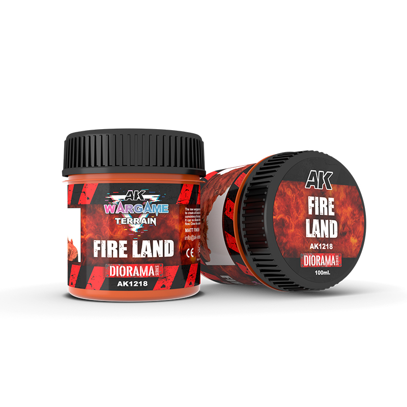 AK Fire Land Wargame Terrains 100ml - AK1218