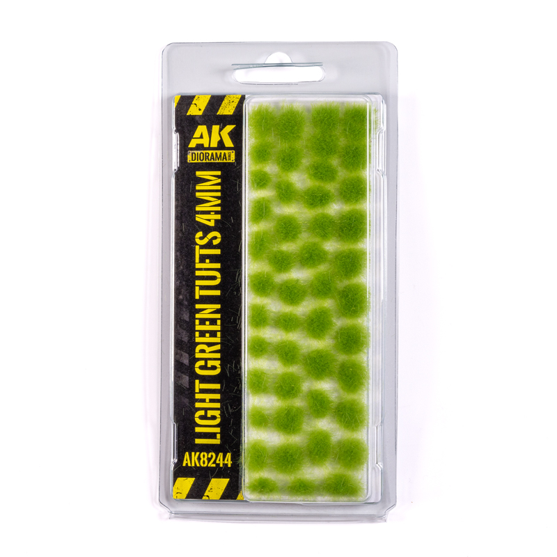 AK Light Green Tufts 4mm - AK8244