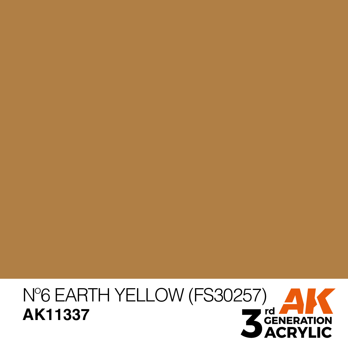 AK 3GEN AFV - N°6 Earth Yellow (FS30257) - AK11337