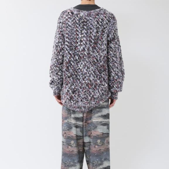 DONNA Les Boutiques - Knit sweaterdiagonal pattern