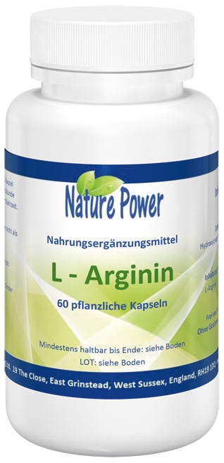 L-Arginin 60 pflanzliche Kapseln