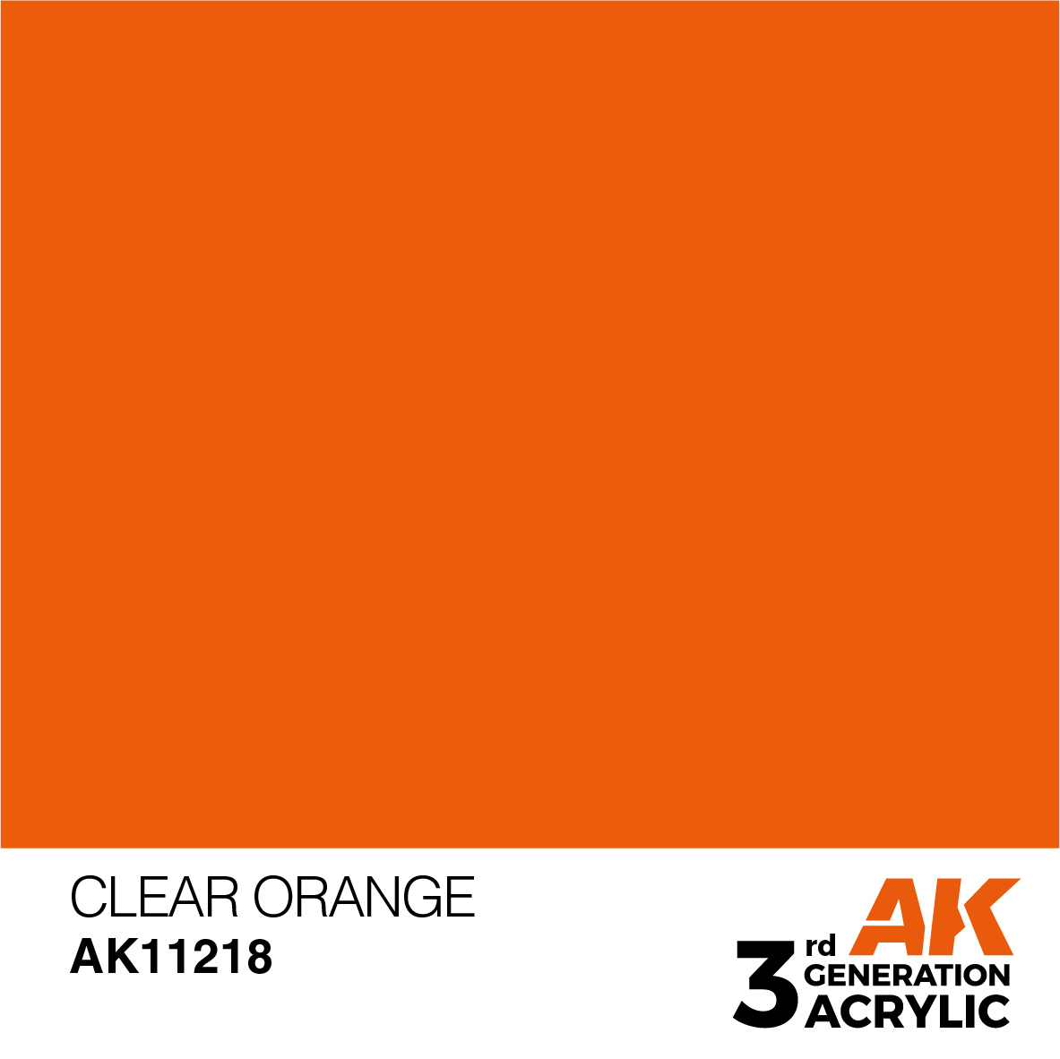 AK 3GEN Standard - Clear Orange - AK11218