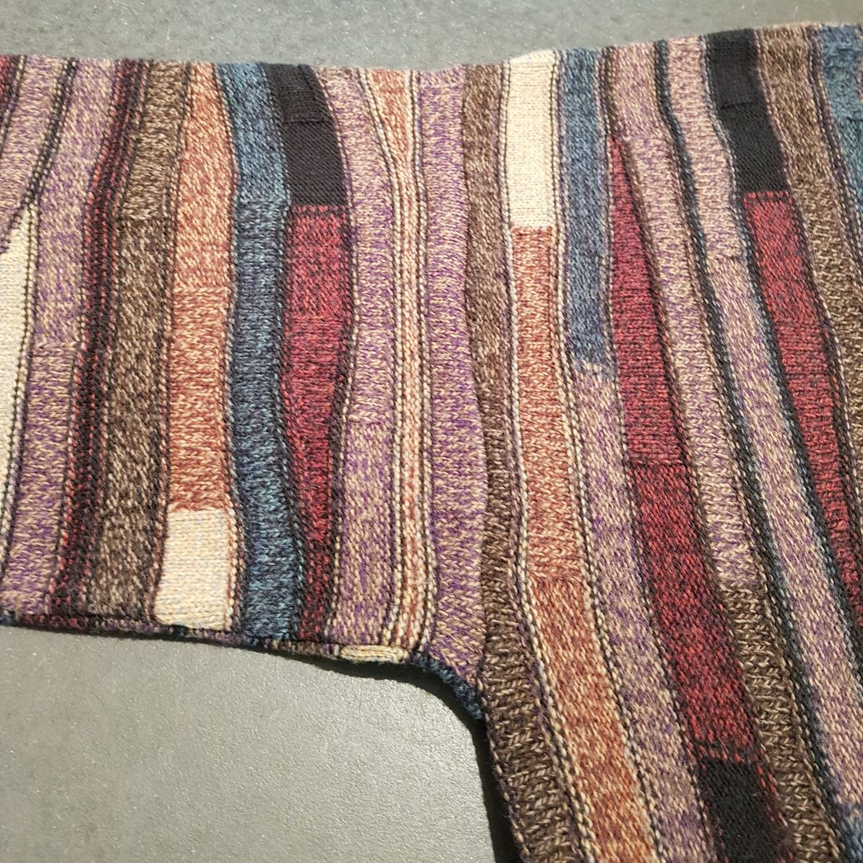 DONNA Les Boutiques - Knit sweater unique patchwork