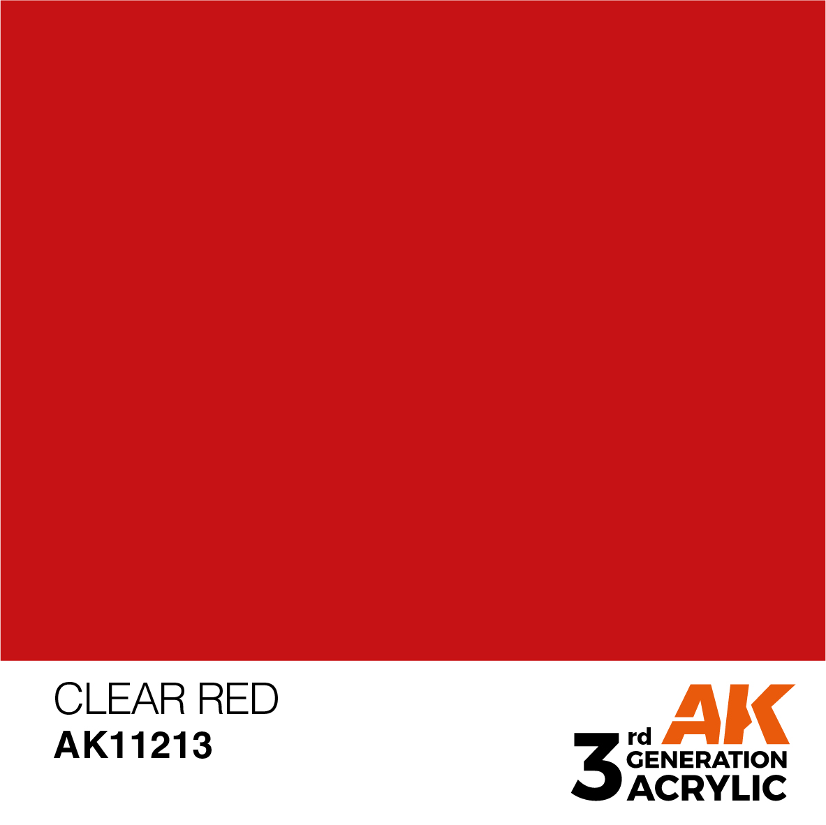 AK 3GEN Standard - Clear Red - AK11213