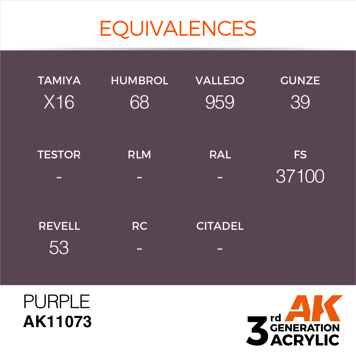 AK 3GEN Standard - Purple - AK11073