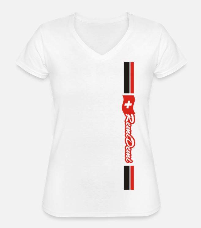 Fan T-Shirt "RemiDemi" (Damen) V-Ausschnitt