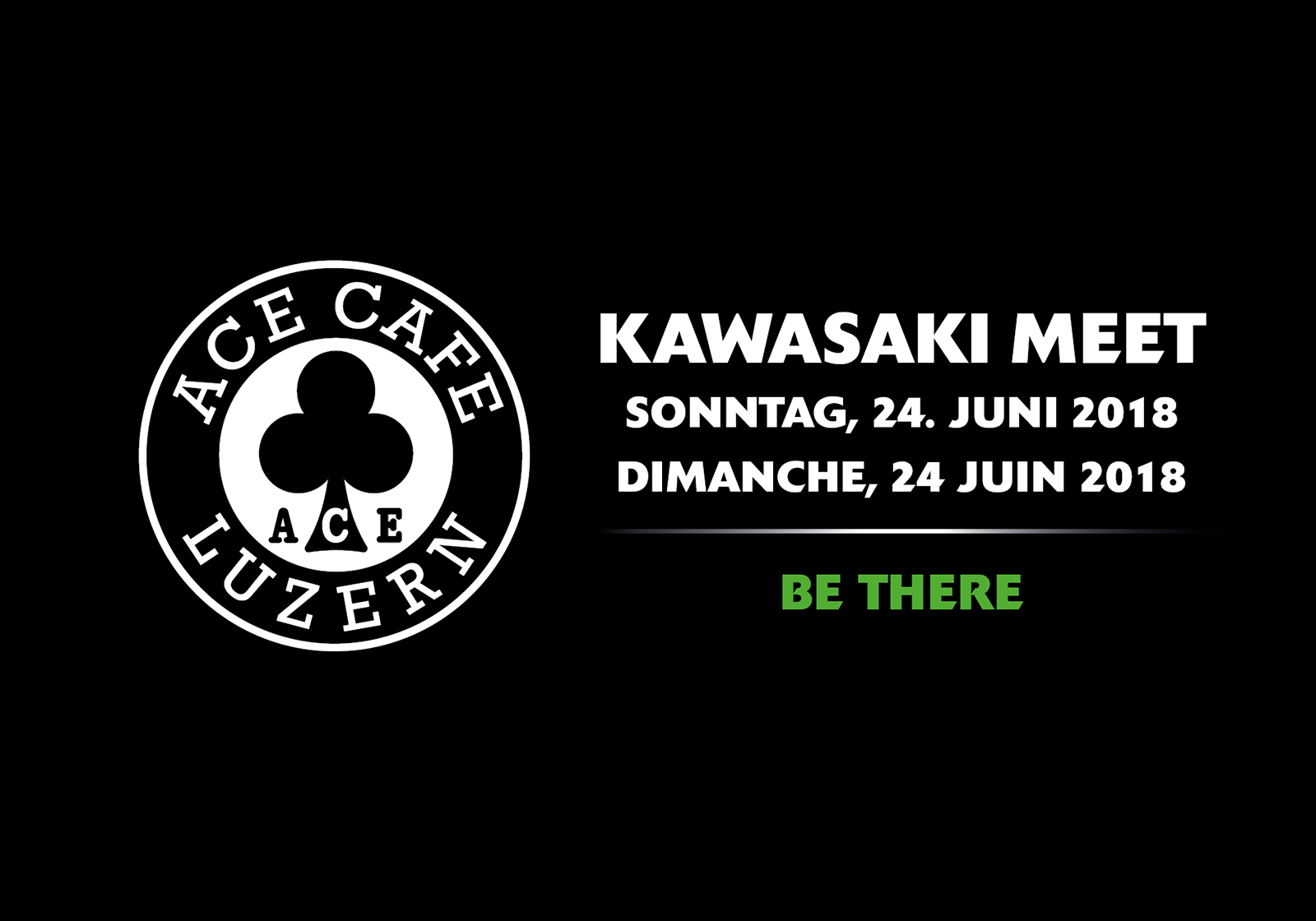 La plus grande manifestation Kawasaki de l'été 2018