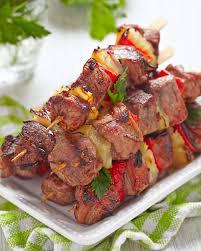 Brochette de viande de bœuf