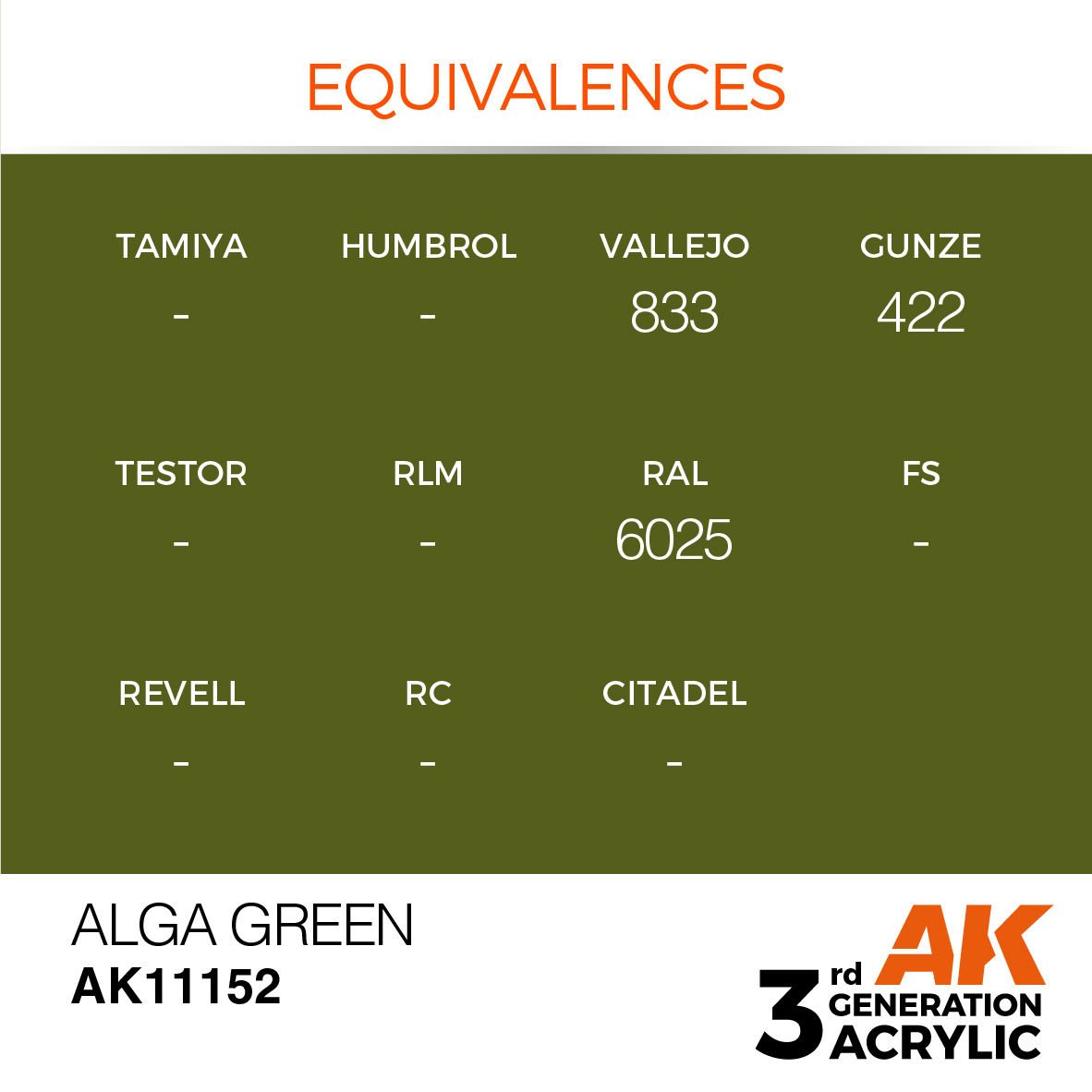 AK 3GEN Standard - Alga Green - AK11152