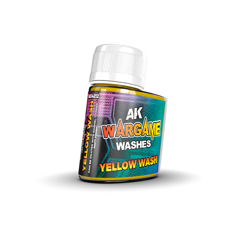 AK Wargame Washes - Yellow Wash - AK14212