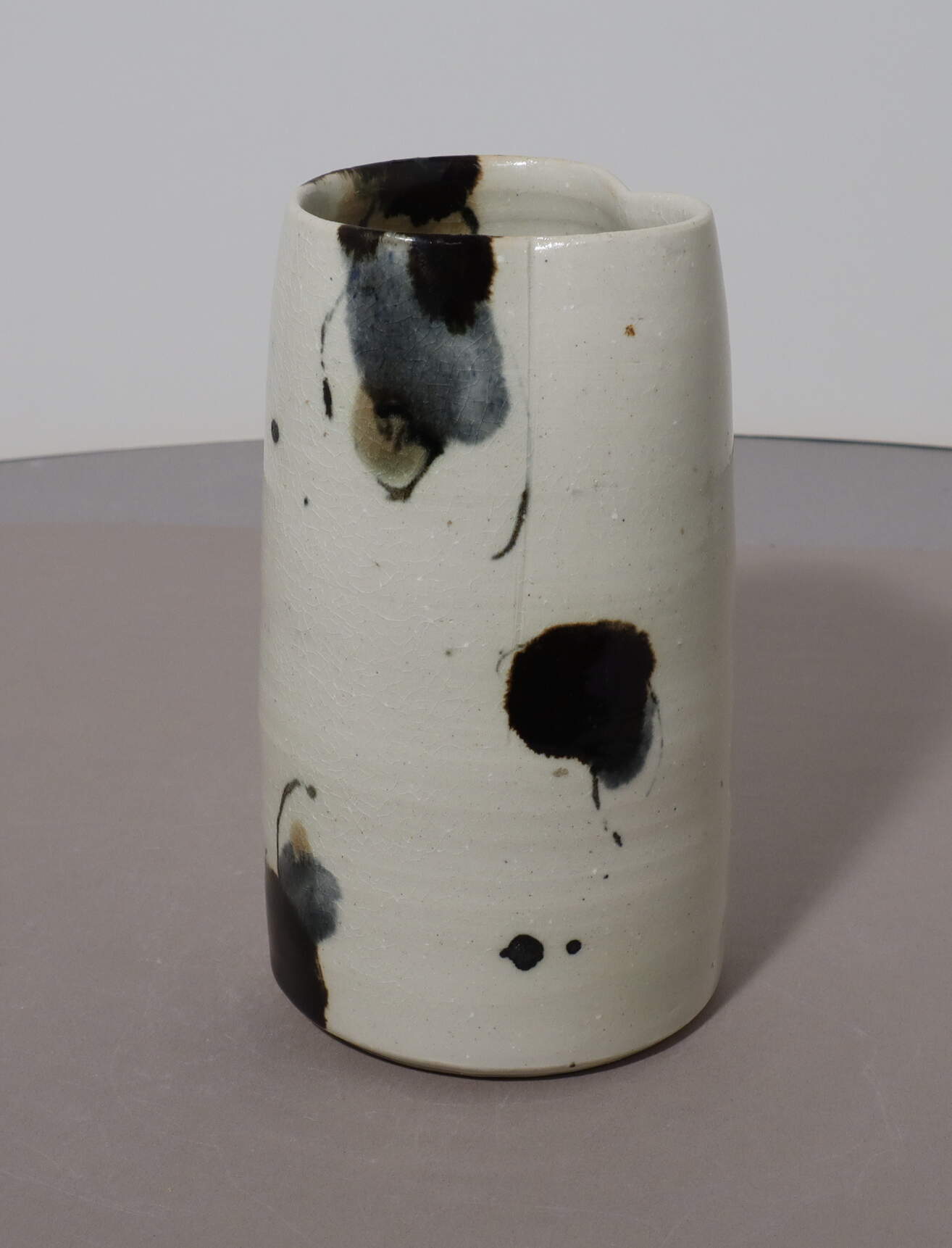 vase blanc cylindre