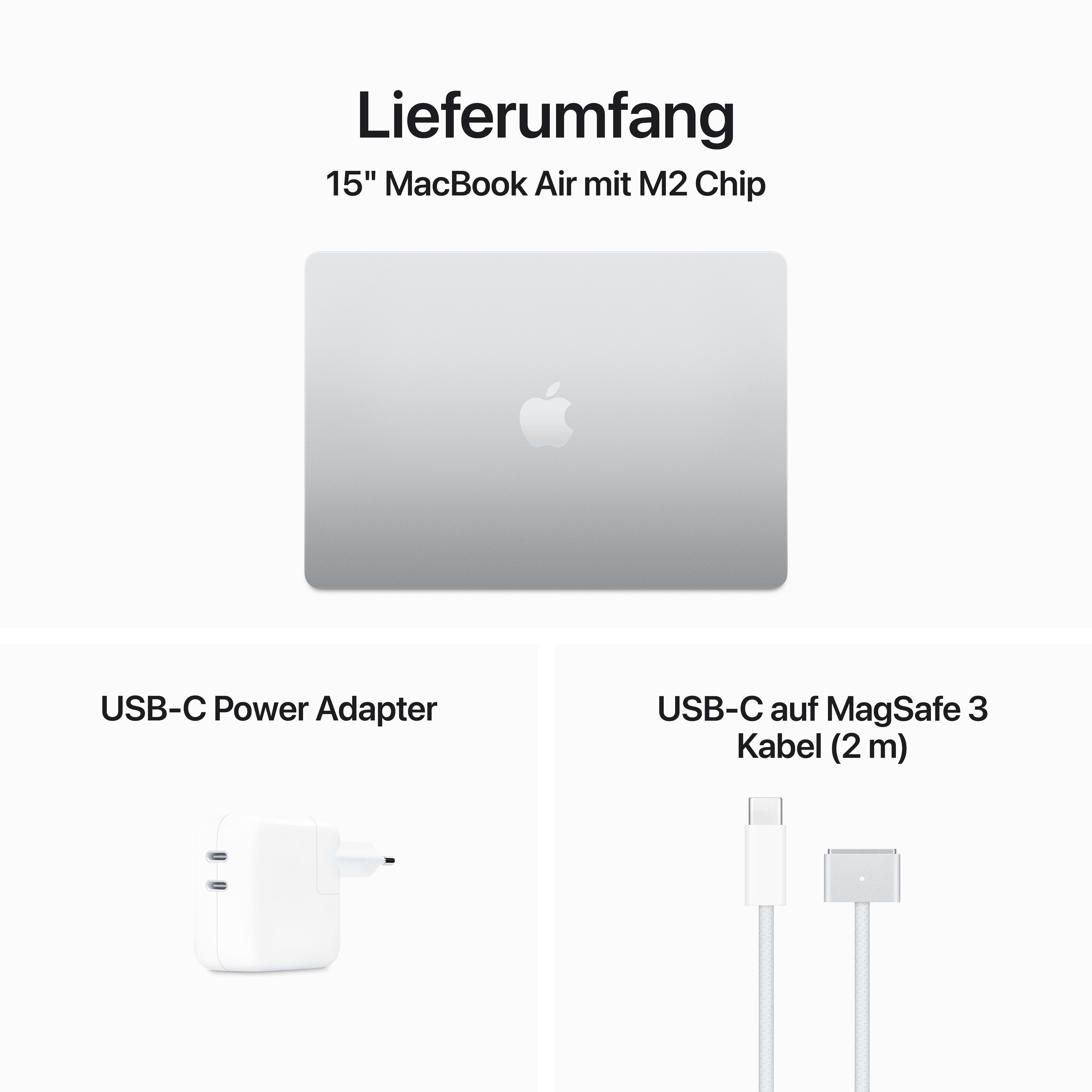 Apple - MacBook Air 15" | M2 8C CPU/10C GPU; Silber