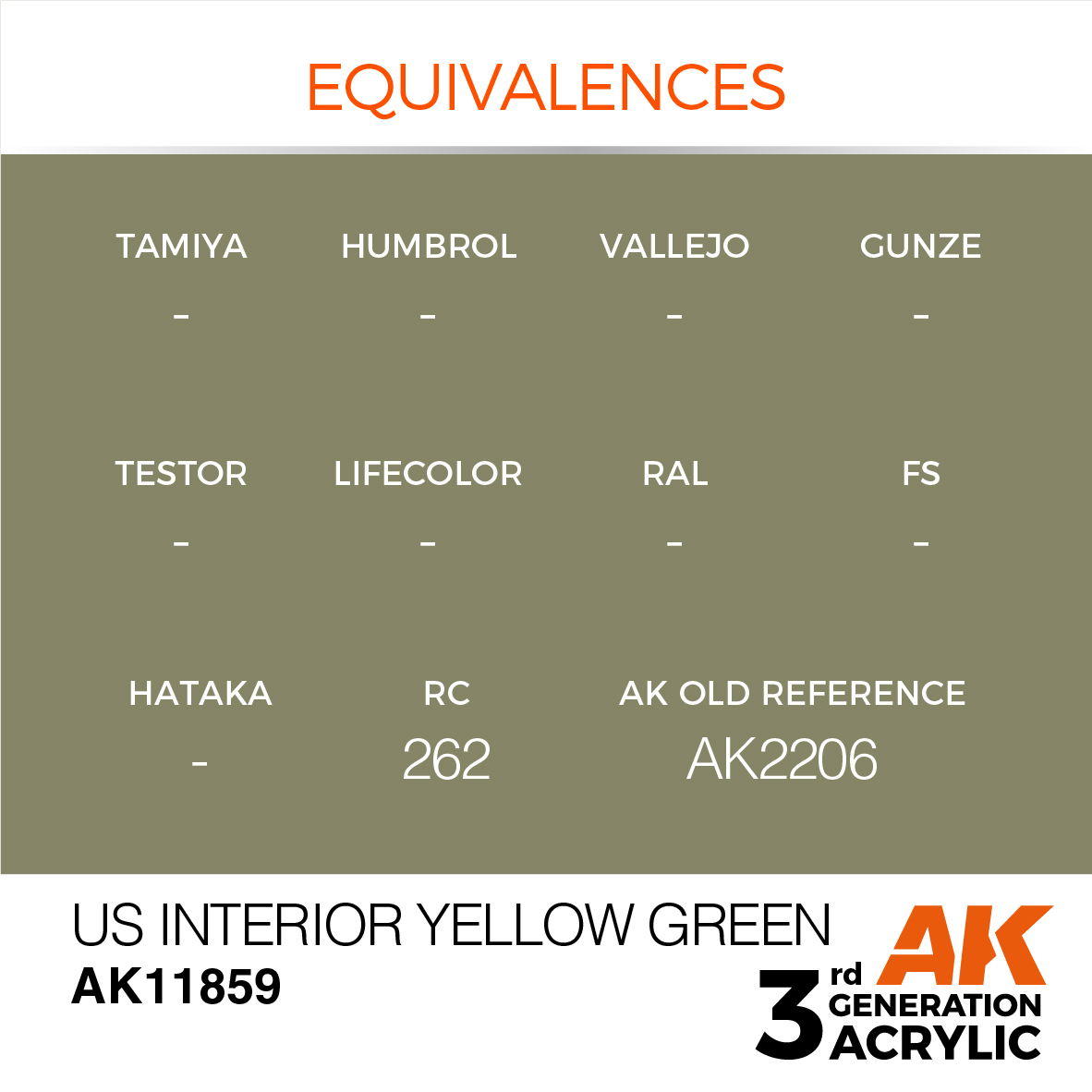 AK 3GEN Air - US Interior Yellow Green - AK11859