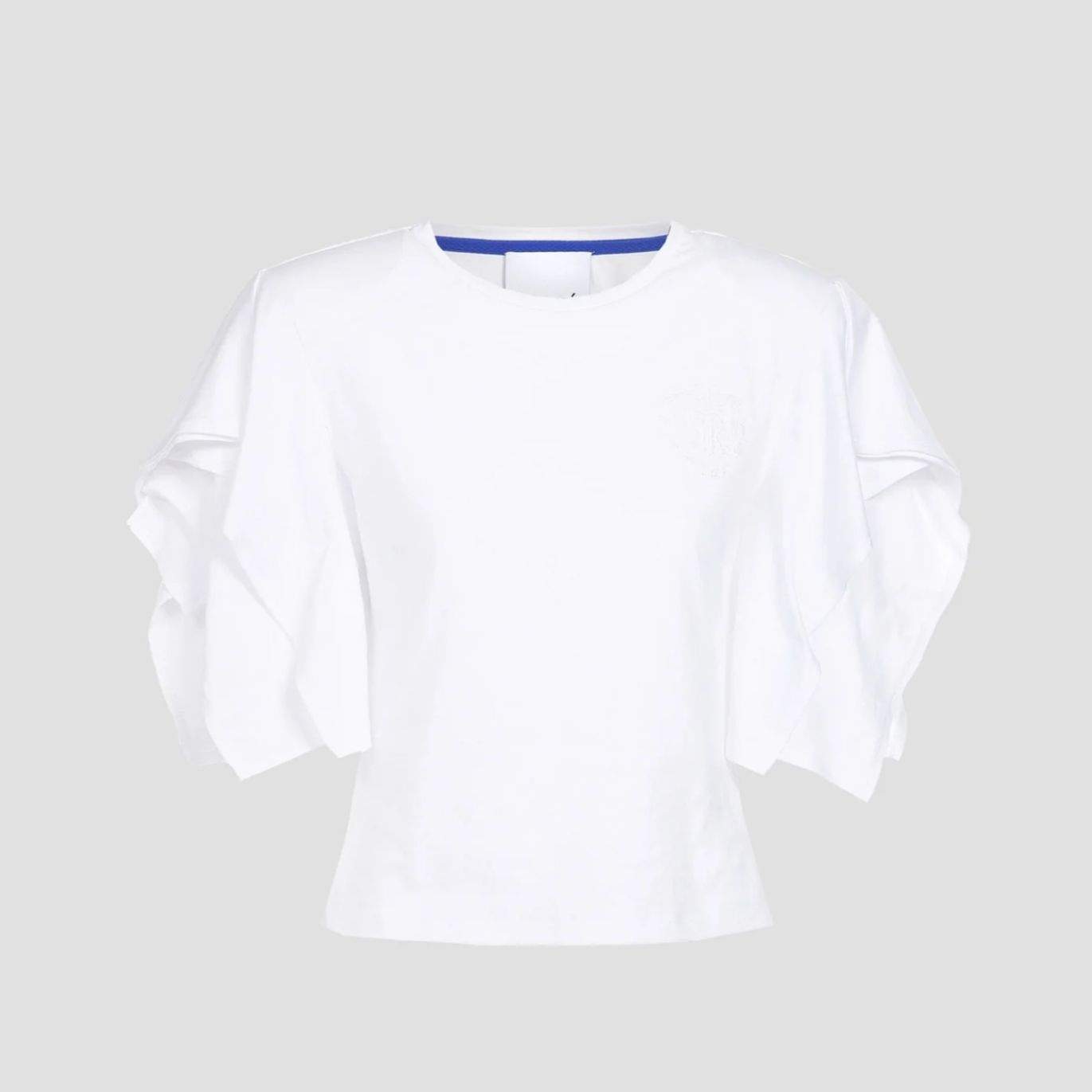 Koché - Jersey top with open sleves with logo embroidery