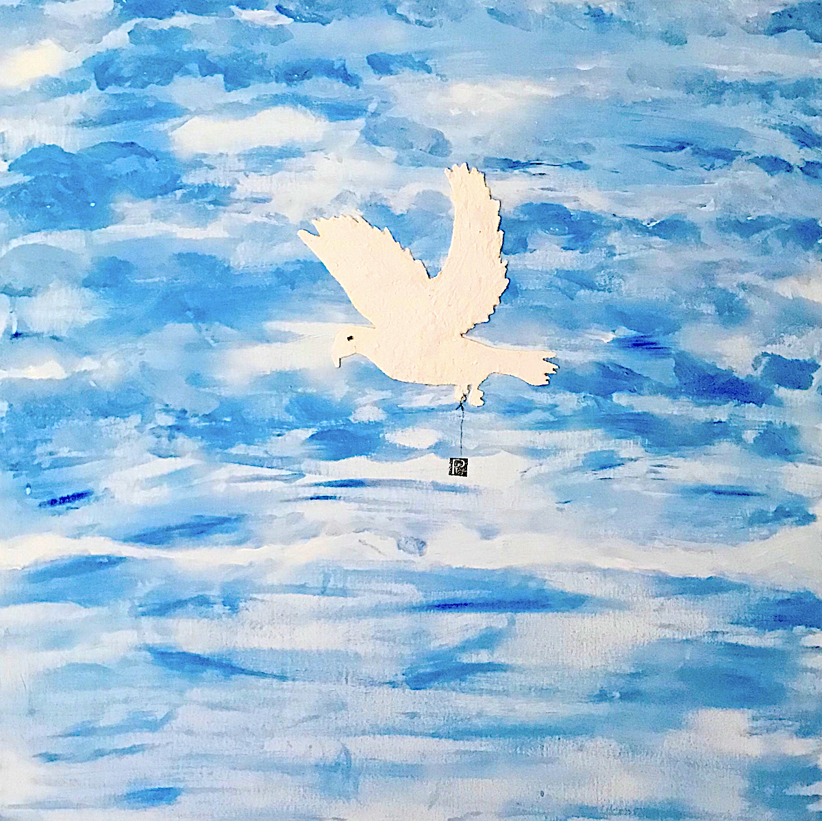 Original Painting " I can fly" - on canvas
