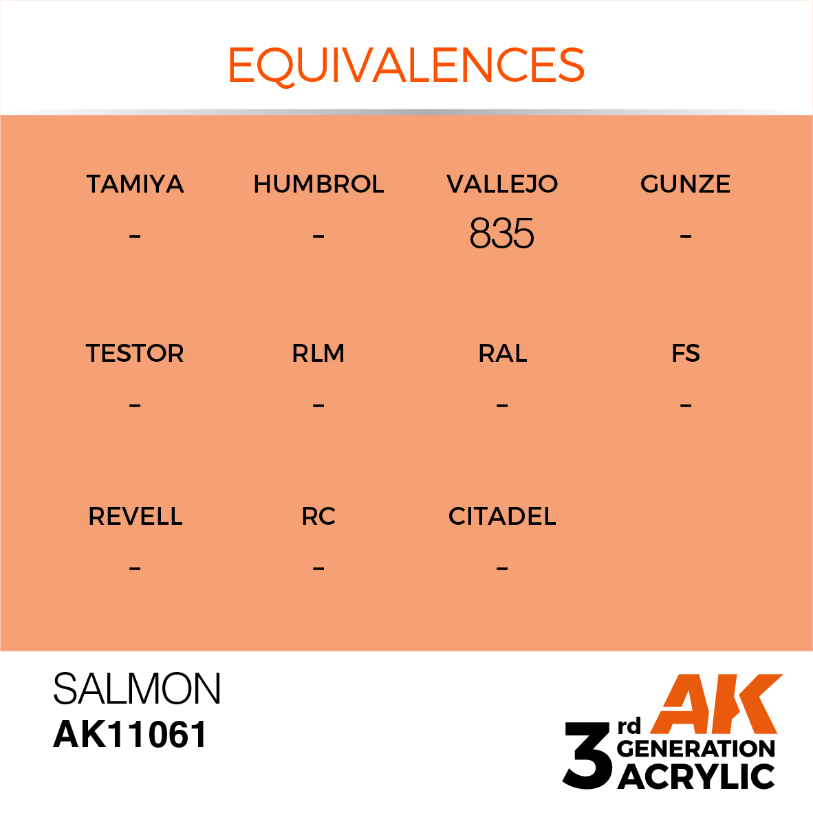 AK 3GEN Standard - Salmon - AK11061