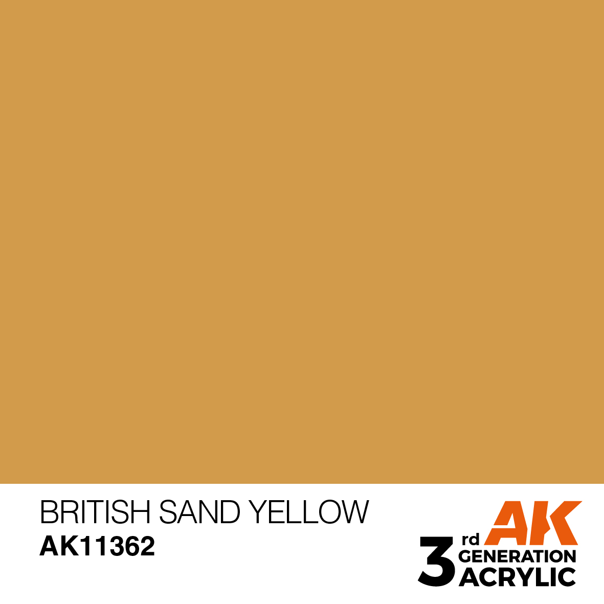 AK 3GEN AFV - British Sand Yellow - AK11362