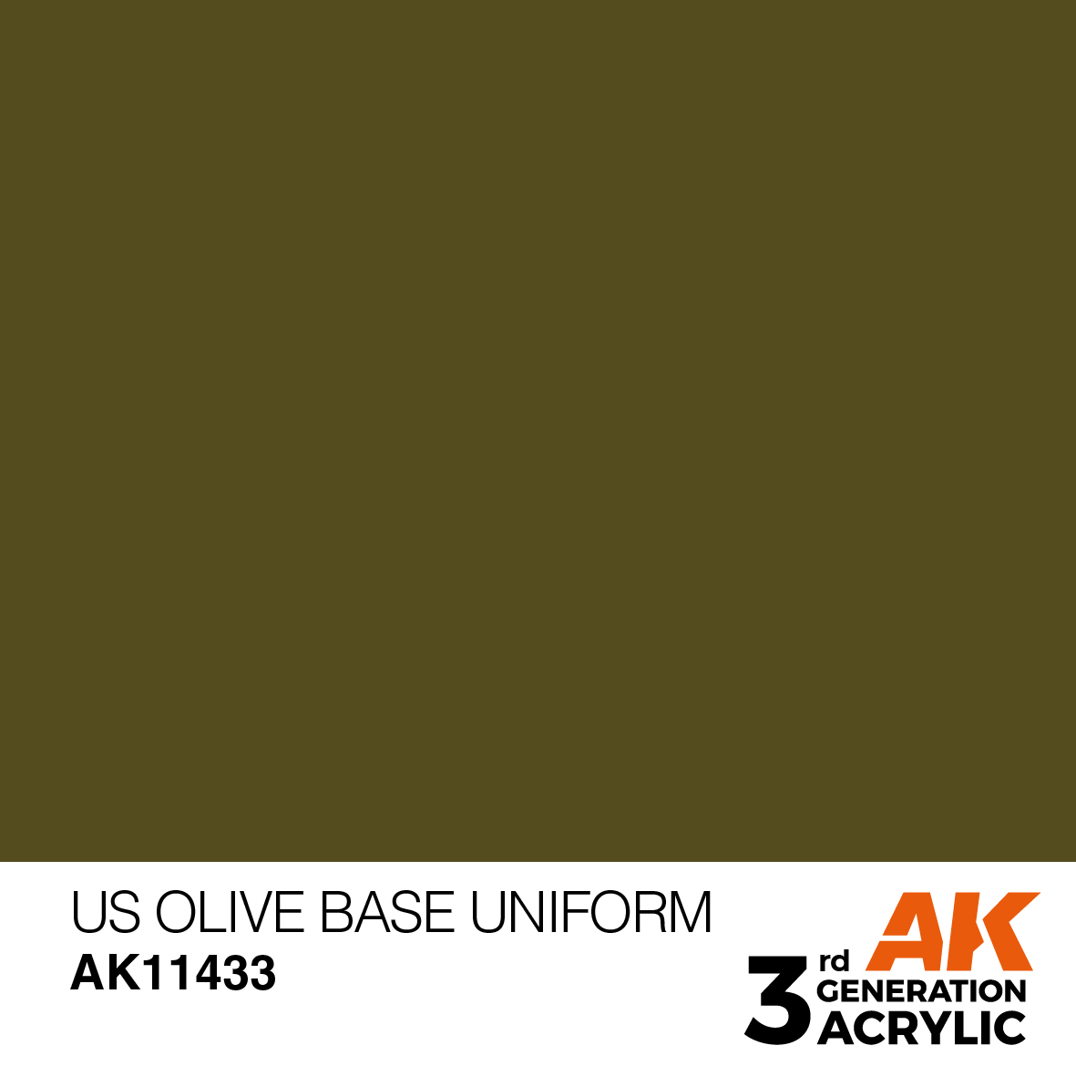 AK 3GEN Figures - US Olive Base Uniform - AK11433