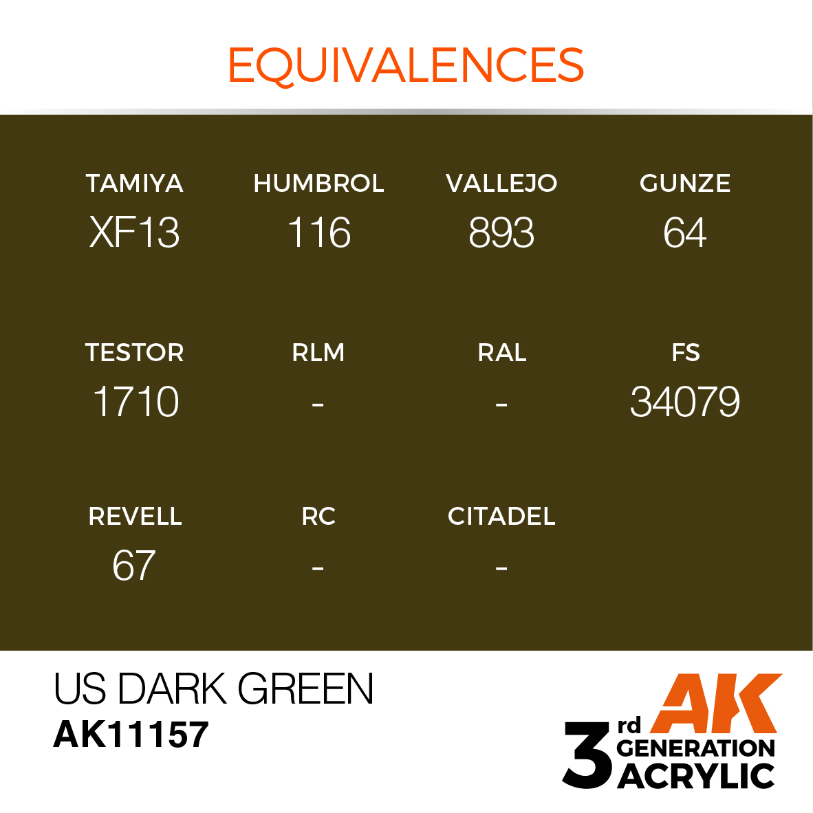 AK 3GEN Standard - US Dark Green - AK11157