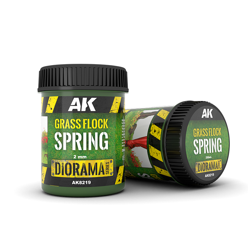 AK Grass Flock 2mm Spring 250ml - AK8219