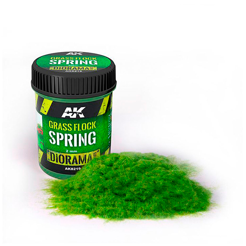 AK Grass Flock 2mm Spring 250ml - AK8219