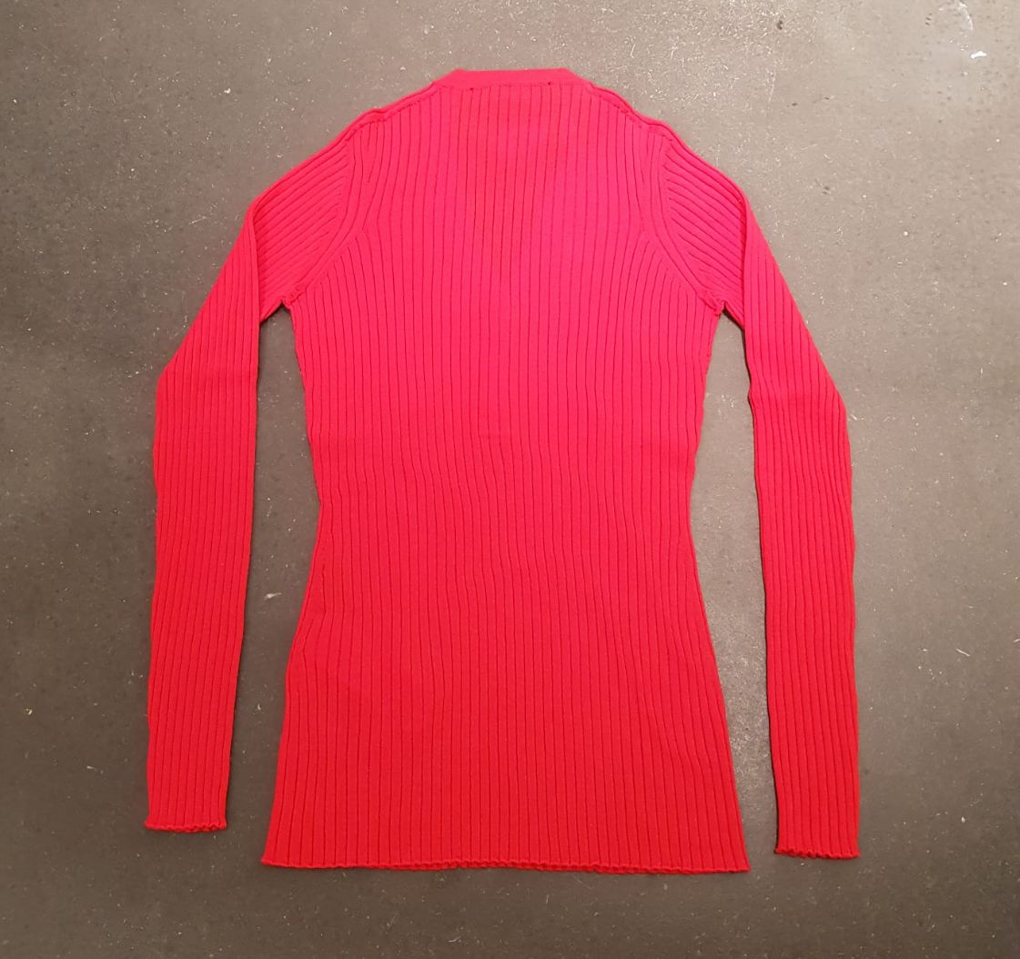 Versace - Polo Sweater thin rib knit