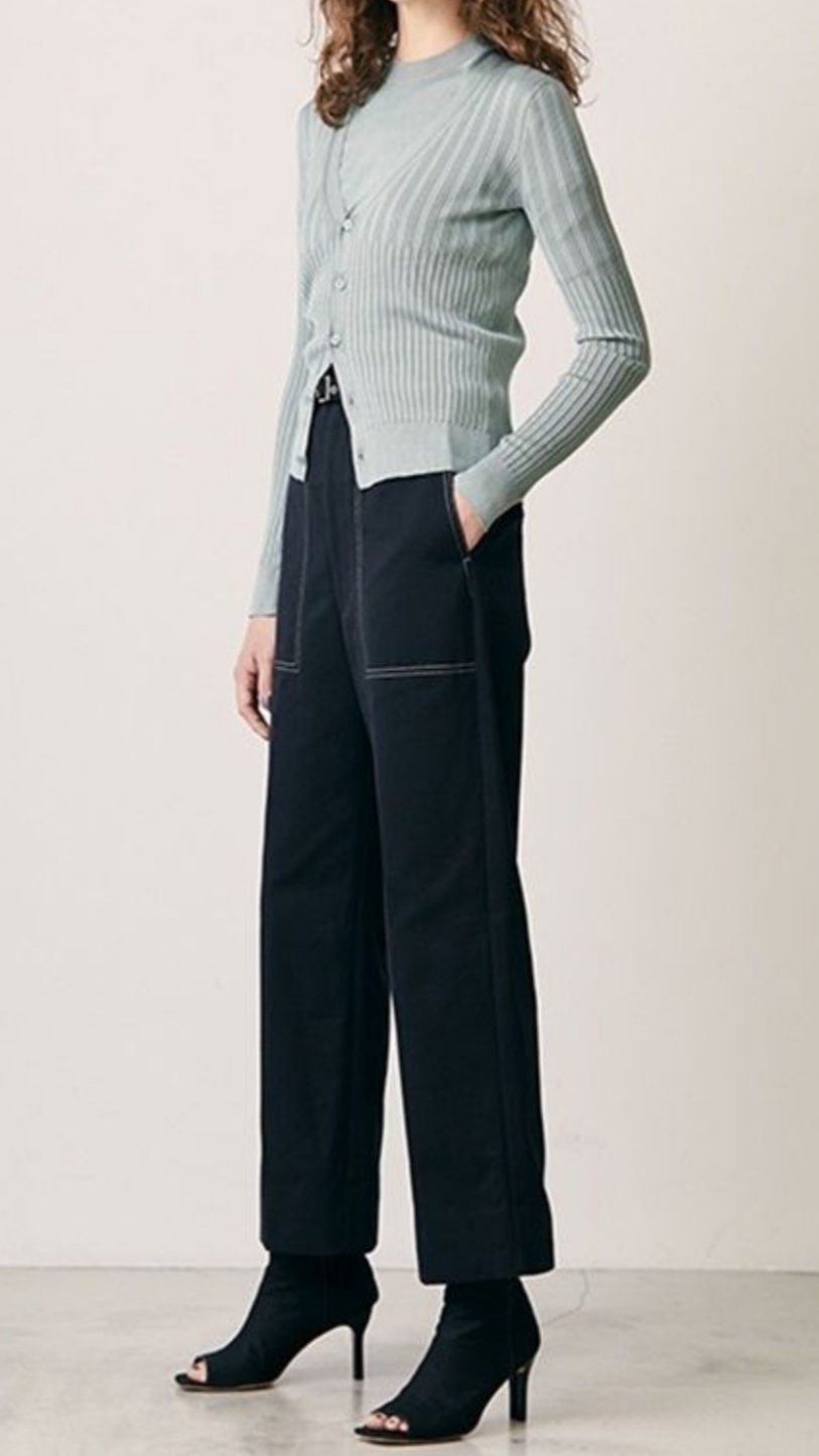 Beautiful People - Highwaist pant with stiching with belt