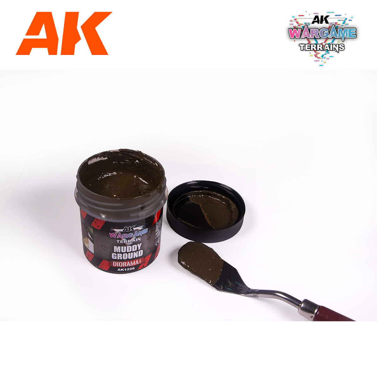 AK Muddy Ground Wargame Terrains 100ml - AK1226